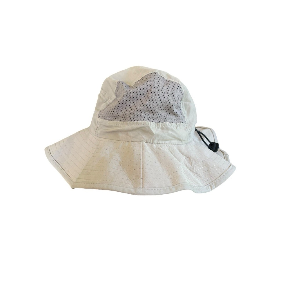 Chicago Bulls Vented Tan Bucket Hat Ultra Game Official NBA Sun Hat Fishing - Picture 4 of 5